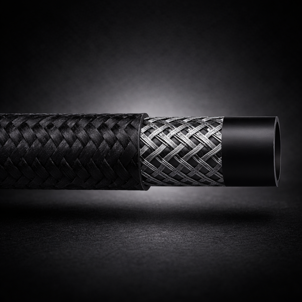 16AN CPE Nylon-braided Hose 1FT